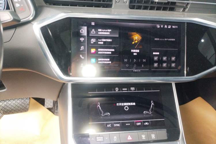 Used Audi A6L 2021 45 TFSI Prestige Dynamic Edition Audio And AC Panel