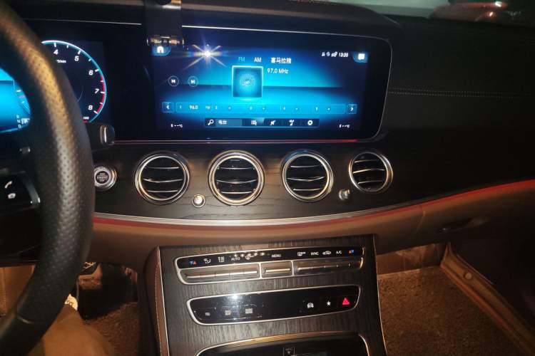 Used Mercedes-Benz E-Class 2023 E 300 L Sporty and Stylish Model Audio And AC Panel