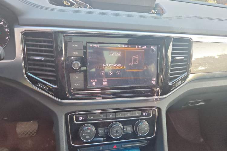 Used Volkswagen Teramont 2019 380TSI Four-Wheel Drive Luxury Version China VI Standard Audio And AC Panel