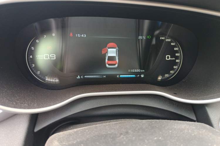 Used Geely Auto Emgrand 2018 1.5L Manual Upward Connect Edition Odometer Close Up