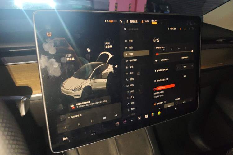 Used Tesla Model Y 2021 Standard Range Rear-Wheel Drive Version Instrument Cluster