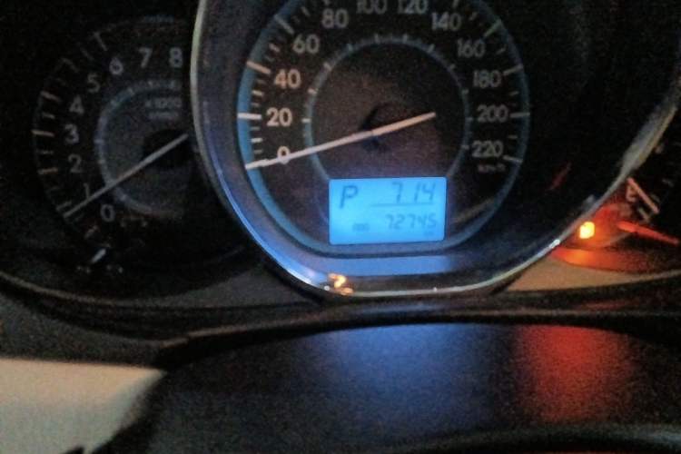 Used Toyota Vios 2016 1.5L Automatic ZhiZhen Xingyao Edition Odometer Close Up