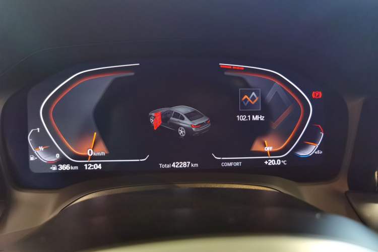 Used BMW 3 Series 2022 Updated 325Li M Sport Package Instrument Cluster