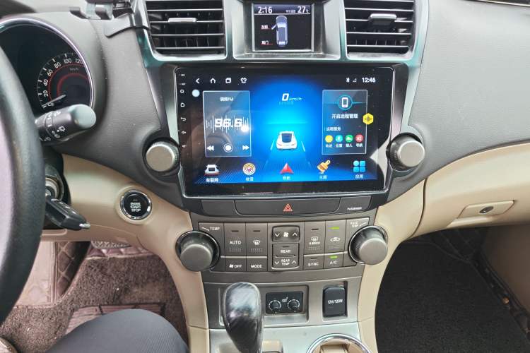 Used Toyota Highlander 2009 3.5L 4x4 7-Seater Luxury Edition Audio And AC Panel