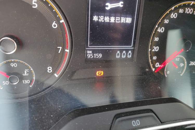 Used Volkswagen Sagitar 2020 280TSI DSG Luxury Version China VI Standard Odometer Close Up