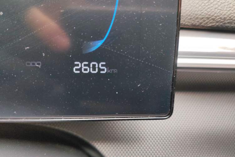 Used BYD Destroyer 05 2023 Champion Edition DM-i 55KM Prestige Model Odometer Close Up