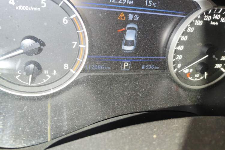 Used Nissan Teana 2019 2.0T XL Upper Smart Enjoyment Version Odometer Close Up