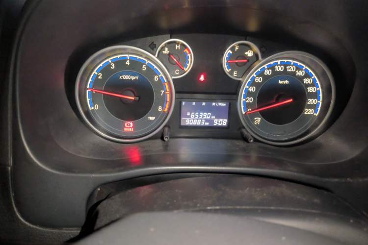 Used Suzuki SX4 2011 Hatchback 1.6L Manual Sport Model Odometer Close Up