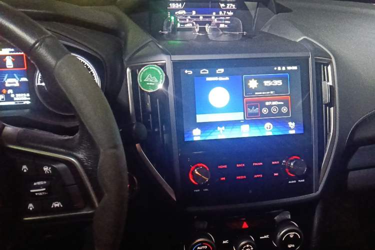 Used Subaru Forester 2021 2.0i Luxury Edition EyeSight Audio And AC Panel