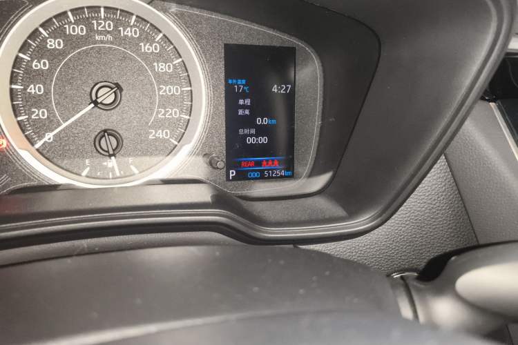 Used Toyota Levin 2021 185T CVT Sport Edition Odometer Close Up