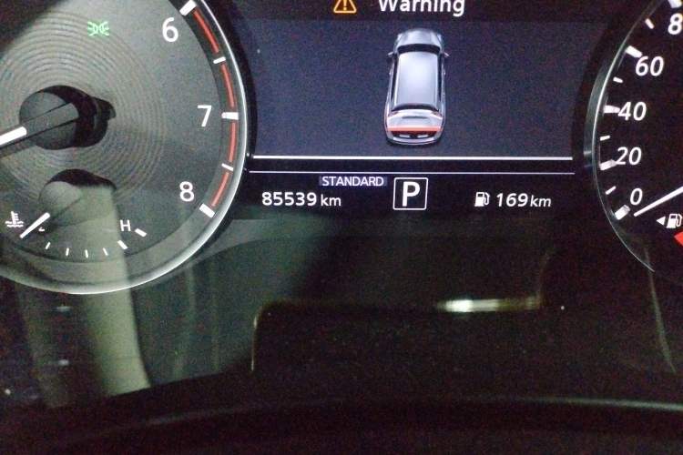 Used Infiniti QX50 2018 2.0T Four-Wheel Drive Elite Edition Odometer Close Up