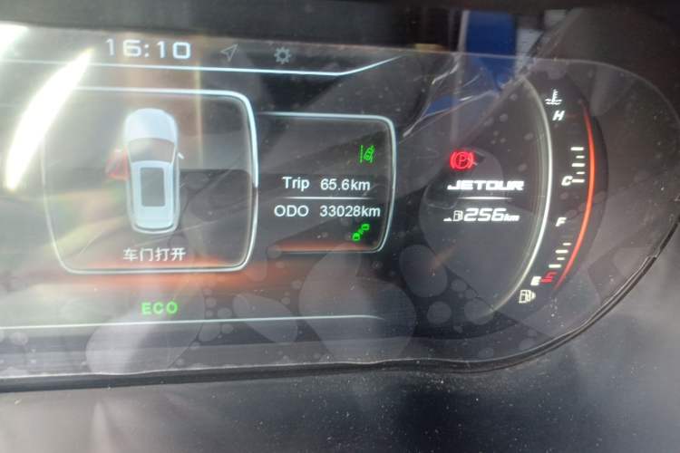 Used JETOUR X70 2019 1.5T DCT Joyride Edition Odometer Close Up