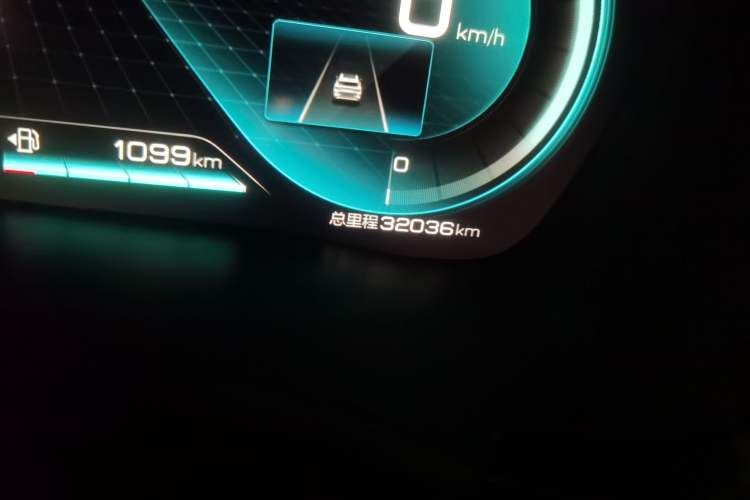 Used BYD Song PLUS New Energy 2021 DM-i 51KM Prestige Model Odometer Close Up