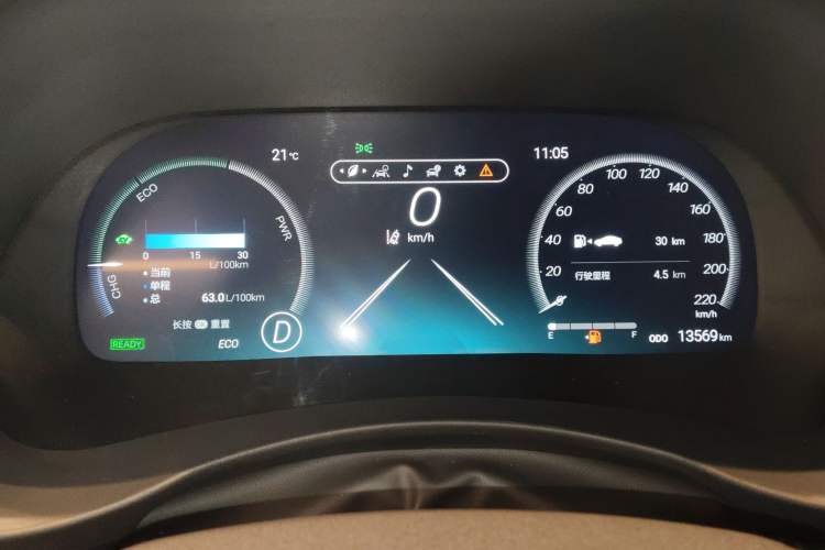 Used Toyota Highlander 2024 2.5L Smart Electric Hybrid Dual-Motor Two-Wheel-Drive Elite Edition 5 Seats Instrument Cluster