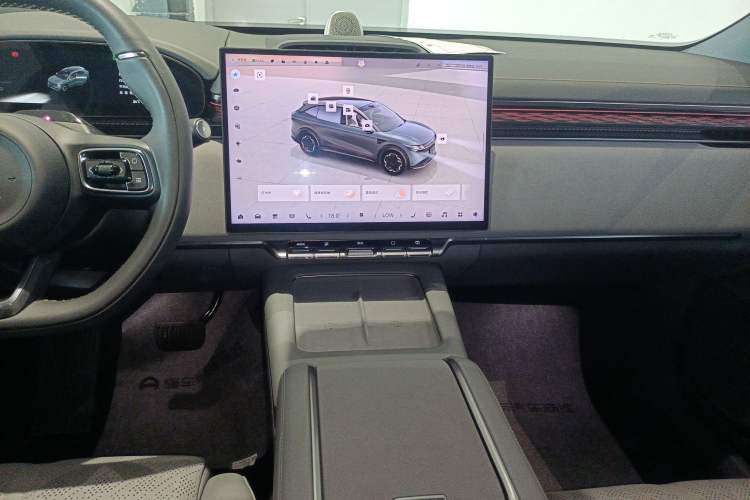 Used Zeekr 7X 2025 75 kWh Rear-Wheel Drive Intelligent Driving Version Audio And AC Panel