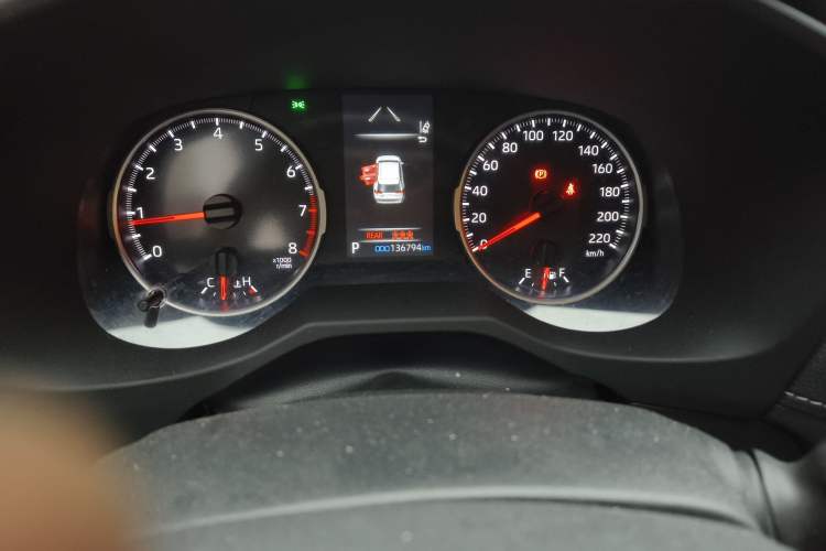 Used Toyota RAV4 2022 2.0L CVT Two-Wheel Drive Urban Edition Odometer Close Up