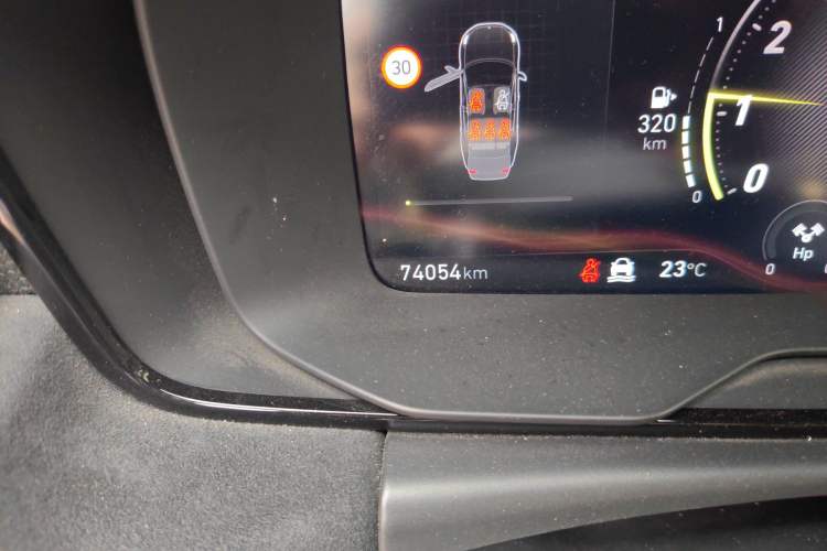 Used Lynk & Co 03 2020 03+ 2.0TD Automatic Performance Package Edition Odometer Close Up