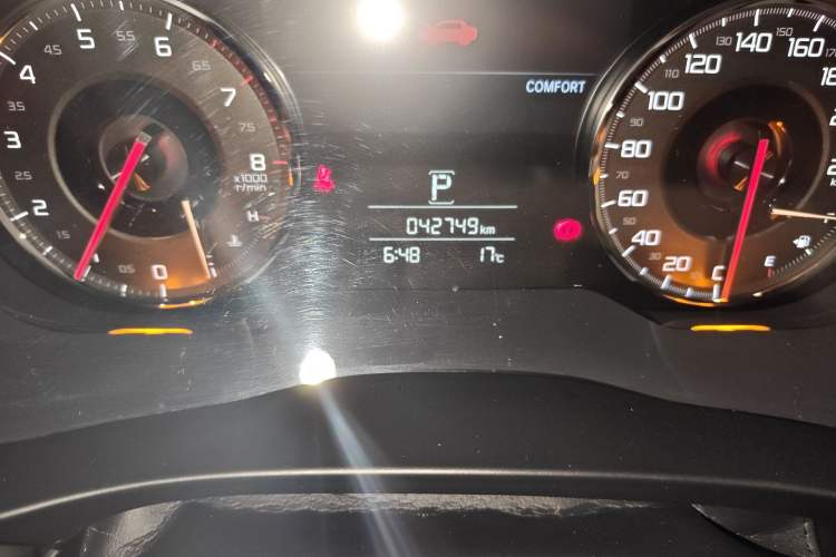 Used Acura CDX 2021 1.5T Two-Wheel Drive Deluxe Edition Odometer Close Up