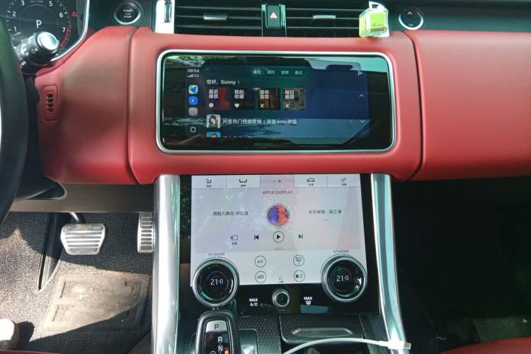 Used Land Rover Range Sport 2022 3.0 L6 YAO Black Edition Audio And AC Panel