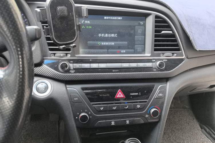 Used Hyundai Elantra (6th Generation / Lingdong) 2018 1.4T Dual-Clutch Xuan Dong · Dynamic Edition Audio And AC Panel