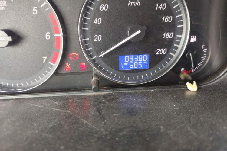 Used BAIC Weiwang M20 2014 1.5L practical type BJ415A Odometer Close Up