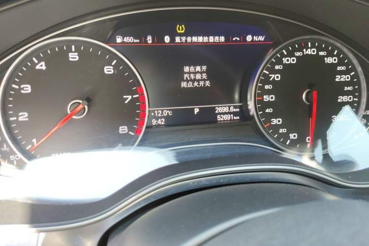 Used Audi A6L 2018 30th Anniversary Edition 35 TFSI Sport Edition Odometer Close Up