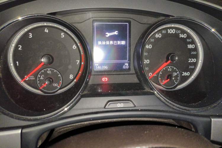 Used Volkswagen Teramont 2017 380TSI Four-Wheel Drive Luxury Edition Odometer Close Up