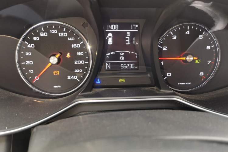 Used MG 6 2019 20T Automatic Sport Edition Odometer Close Up