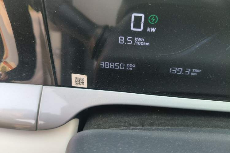 Used Geely Galaxy Geome 2025 310km Youth Edition Odometer Close Up