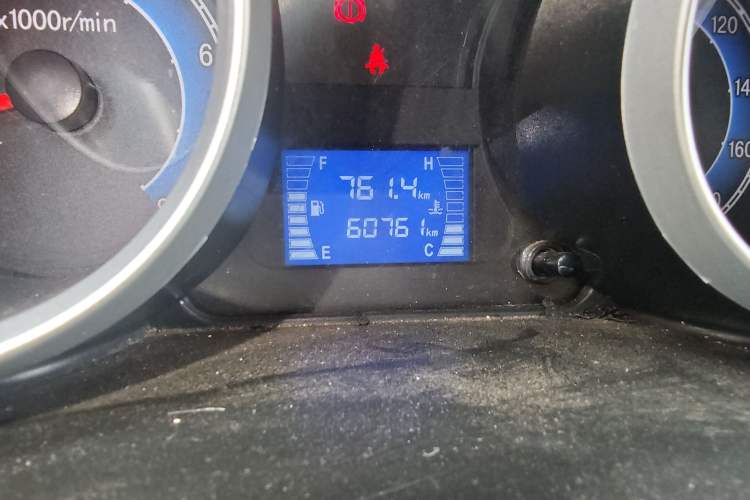 Used CHANGAN KAICHENG Ruixing M60 2019 1.5L Base Version China VI Standard 2-Seater Van with DAM15KR Engine Odometer Close Up