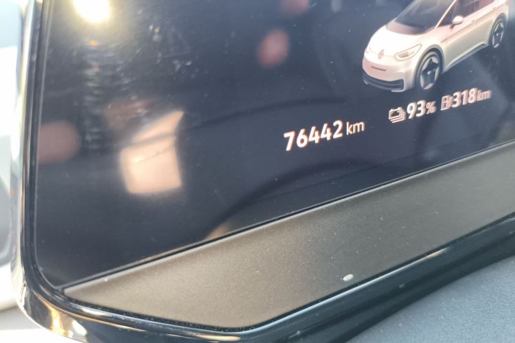 Used Volkswagen ID.3 2023 Upgraded Model Pure Intelligent Enjoyment Version Odometer Close Up