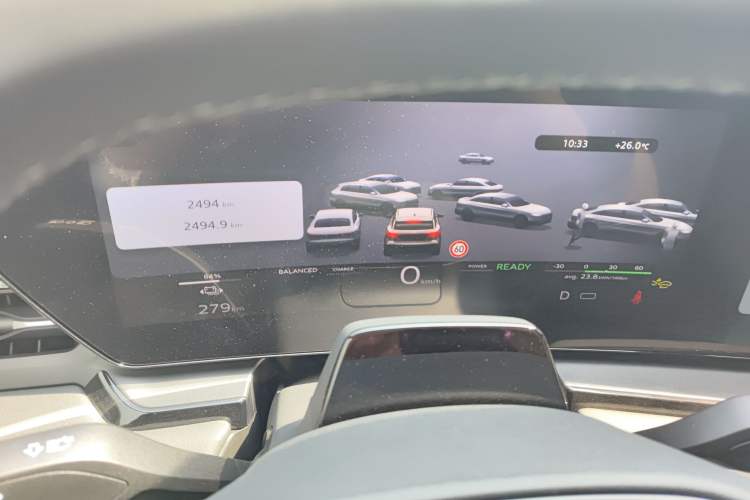 Used Audi Q6L e-tron 2026 First Launch Navigation Edition Instrument Cluster