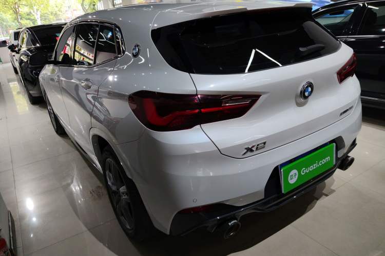 Used BMW X2 2021 sDrive25i Leading Model M Sport Package Rear Left 45 Deg