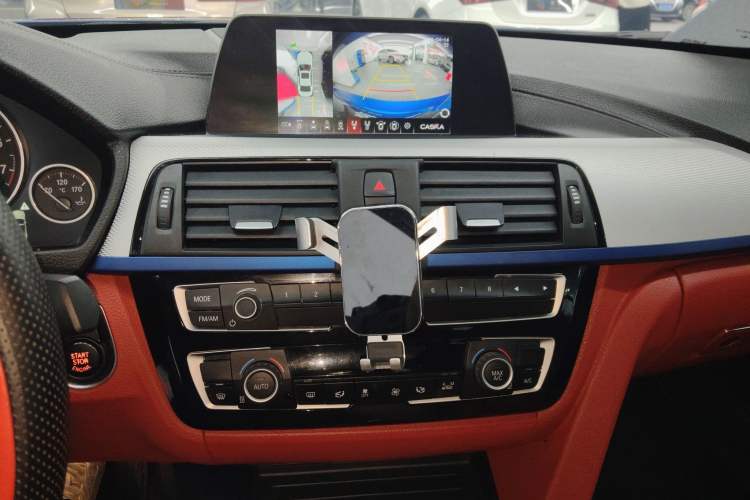 Used BMW 4 Series 2017 425i Convertible M Sport Package Audio And AC Panel