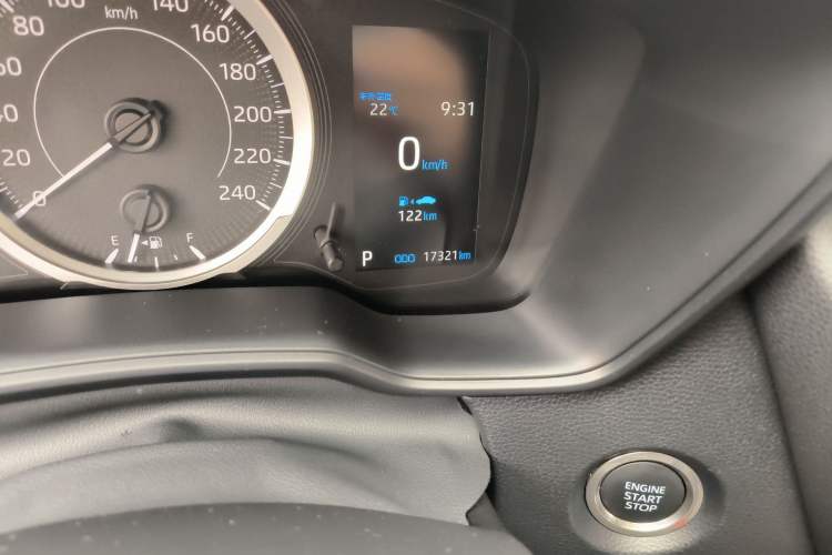 Used Toyota Corolla 2023 1.2T Pioneer Edition Odometer Close Up