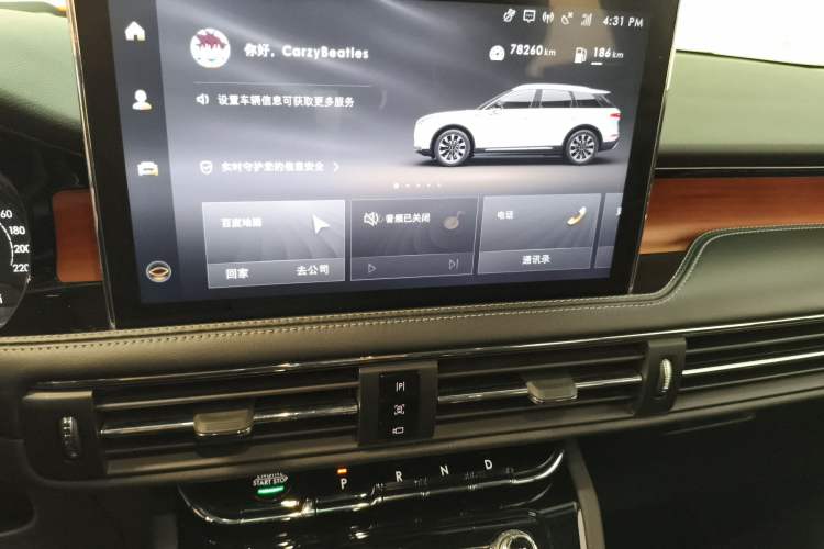 Used Lincoln Corsair 2021 2.0T Two-Wheel-Drive Luxury Edition Audio And AC Panel