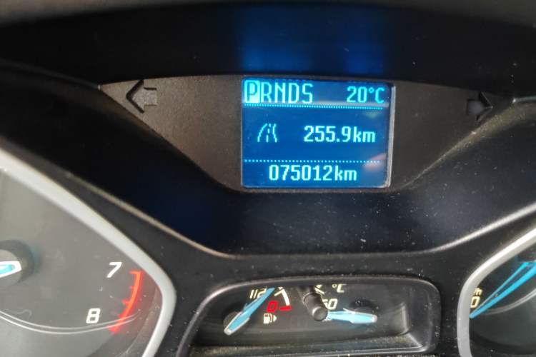 Used Ford Focus 2012 Hatchback 1.6L Automatic Comfort Model Odometer Close Up