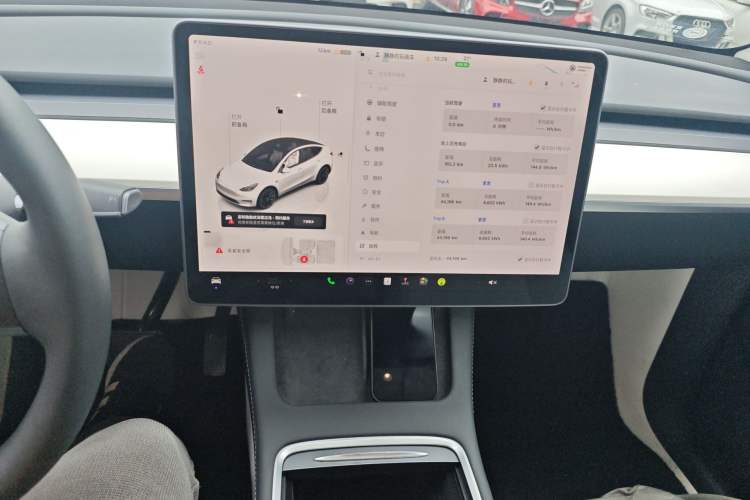 Used Tesla Model Y 2022 Revised Version Rear-Wheel Drive Audio And AC Panel