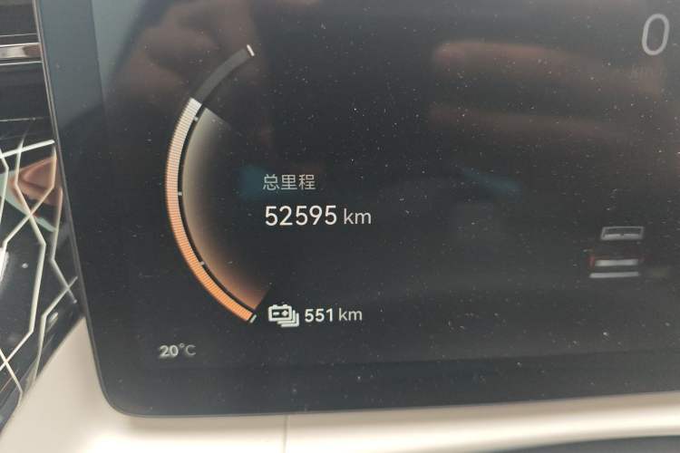 Used Zeekr 009 2022 Revised WE Version Odometer Close Up