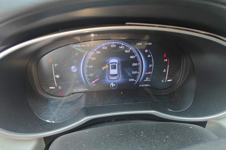 Used Geely Auto Emgrand X7 Sport 2020 1.8TD DCT Two-Wheel Drive Smart Connect 4G-Enabled Version Odometer Close Up