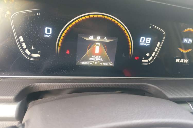 Used BAW Ruisheng Ace M7 2023 2.0L Automatic Long Wheelbase Enjoyment Version 7 Seats Odometer Close Up