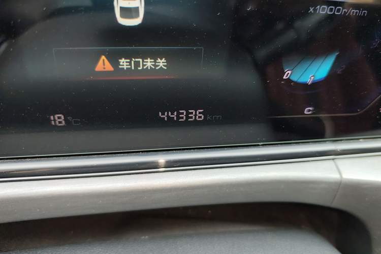 Used CHANGAN Eado 2021 PLUS Blue Whale NE 1.4T GDI DCT Prestige Model Odometer Close Up