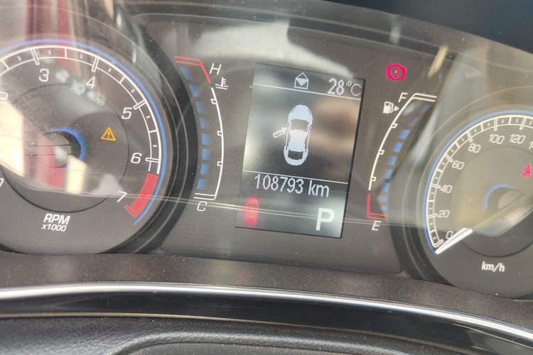 Used Fiat Viaggio 2012 1.4T Automatic Jingxiang Edition Odometer Close Up