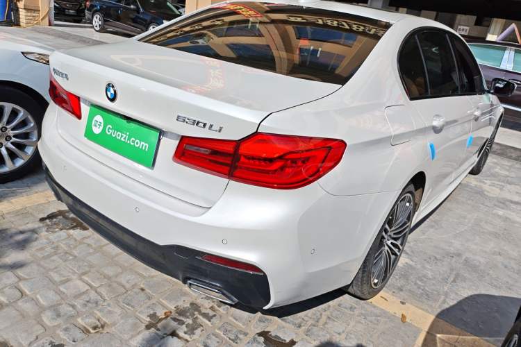 Used BMW 5 Series 2019 530Li Leading Model M Sport Package Rear Right 45 Deg