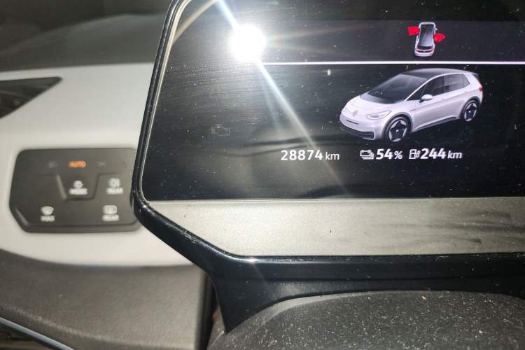 Used Volkswagen ID.3 2023 Pure Smart Edition Odometer Close Up