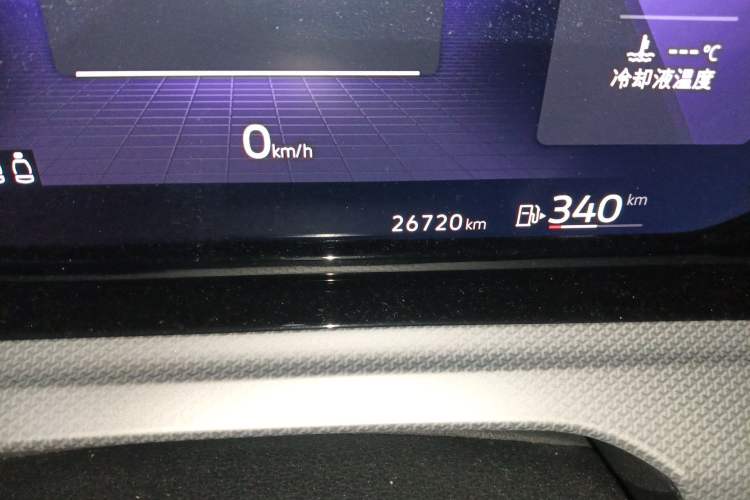 Used Volkswagen Golf 2021 280TSI DSG Pro Odometer Close Up