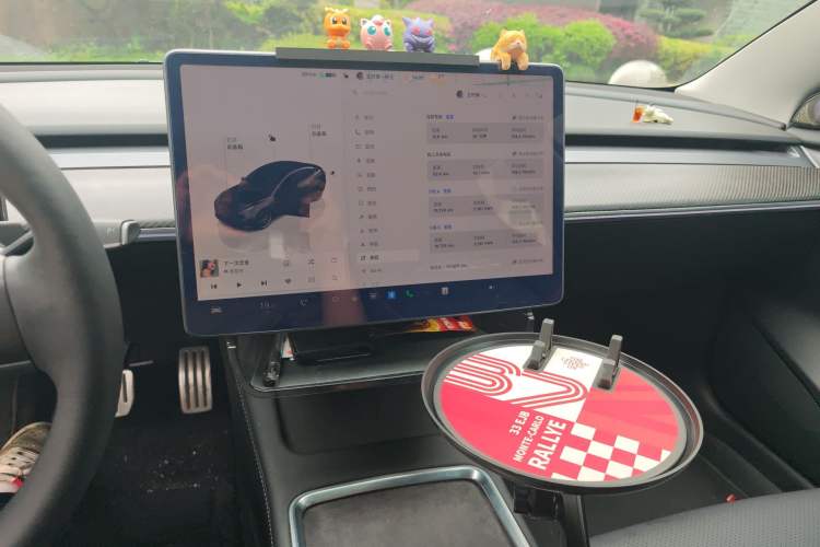 Used Tesla Model 3 2022 Performance High-Performance All-Wheel-Drive Version Audio And AC Panel