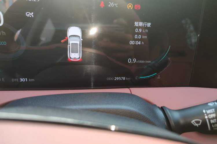 Used CHANGAN CS75 PLUS 2023 3rd Generation 1.5T Automatic Prestige Model Odometer Close Up