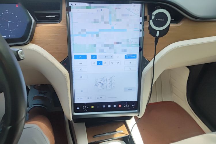 Used Tesla Model X 2020 Long-Range Upgrade Version Audio And AC Panel