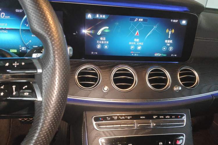 Used Mercedes-Benz E-Class 2021 E 260 Stylish Sports Edition Audio And AC Panel